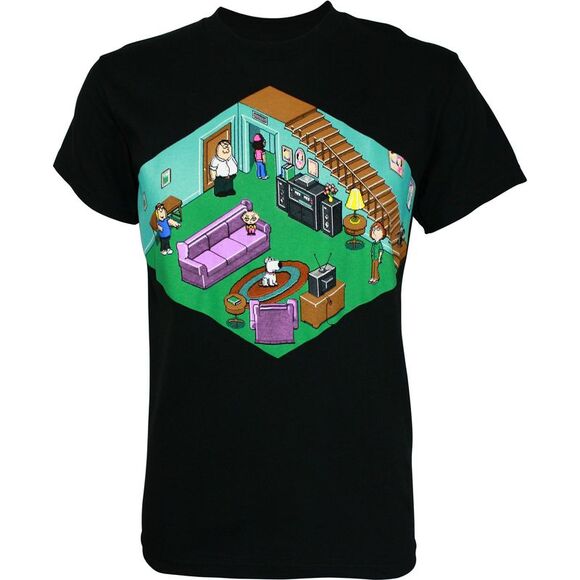 Family Guy Griffin Game Home Men's T-Shirt - Picture 1 of 2